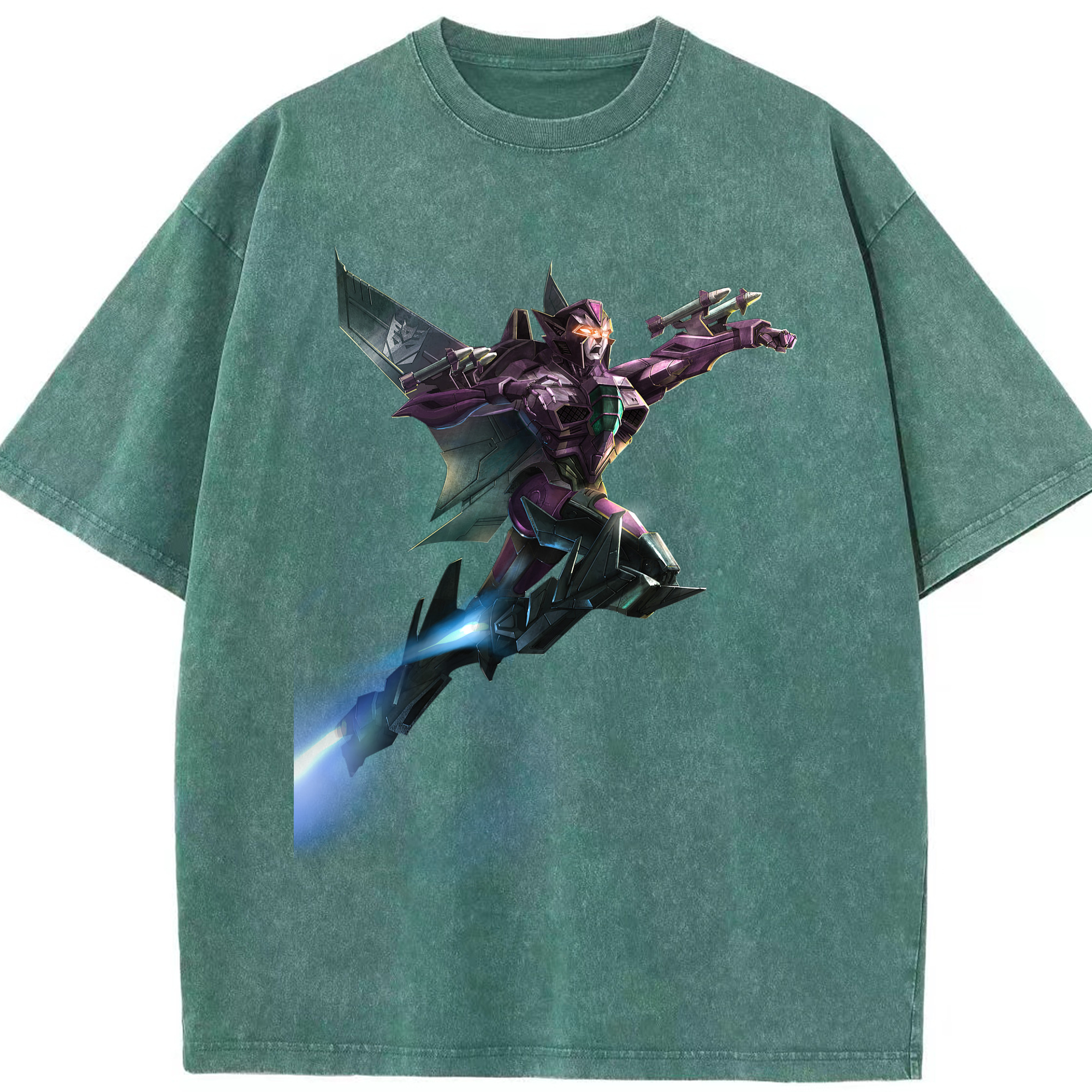 （画像用）  綿100% ヴィンテージ風 半袖Tシャツ（フロントプリント）